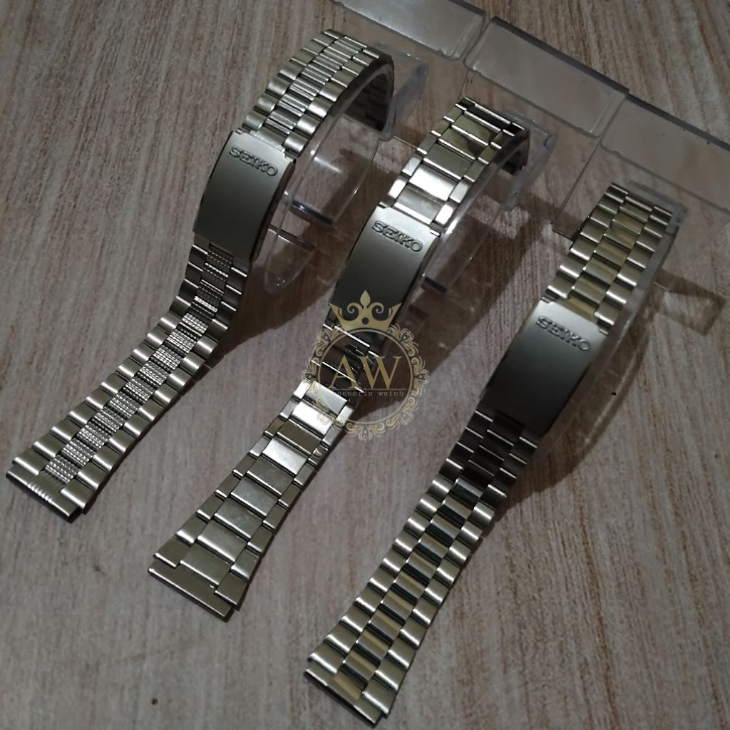 Strap Rantai Seiko Tali Jam Tangan Seiko Model Rantai 20mm Stainless Stell