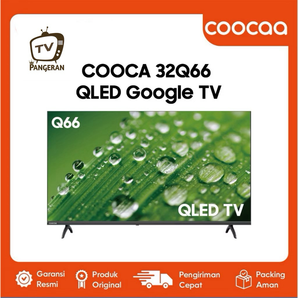 Coocaa Google TV 32Q66 Qled+ 2K FHD