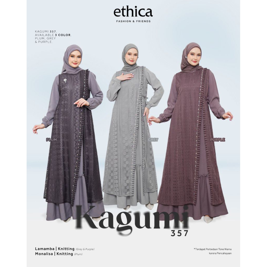 Ethica Gamis Kondangan Kagumi 357 / Gamis Kagumi by Ethica Official