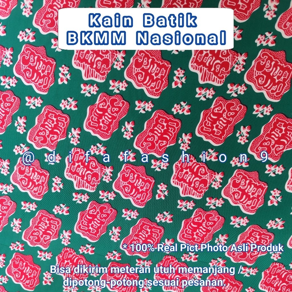 Kain Batik Seragam BKMM Nasional Meteran
