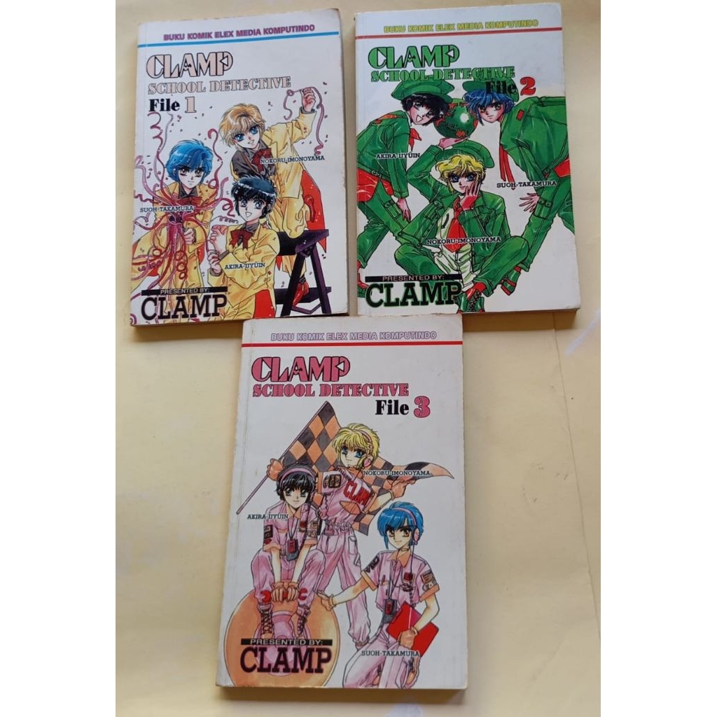 Komik Clamp School Detective File 1-3