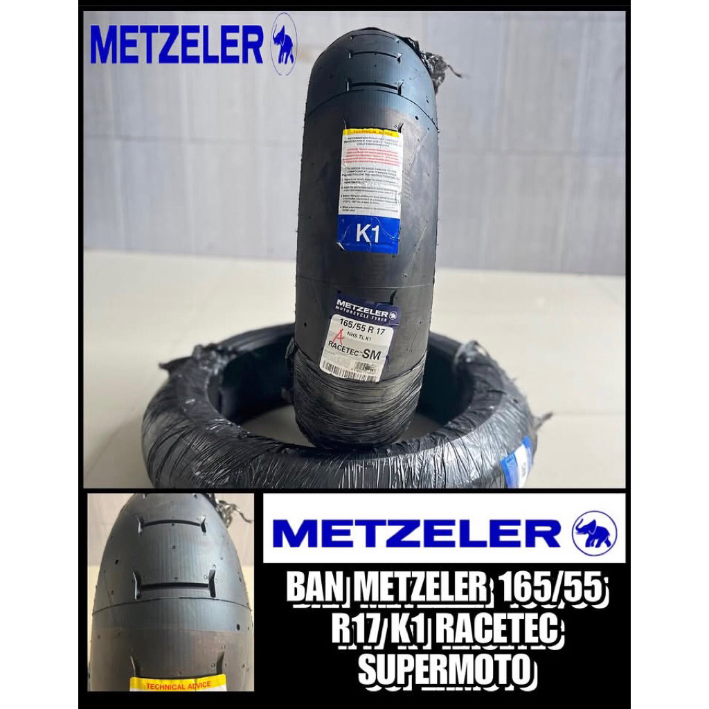 Ban Metzeler 165/55 R17 K1 Racetec Supermoto