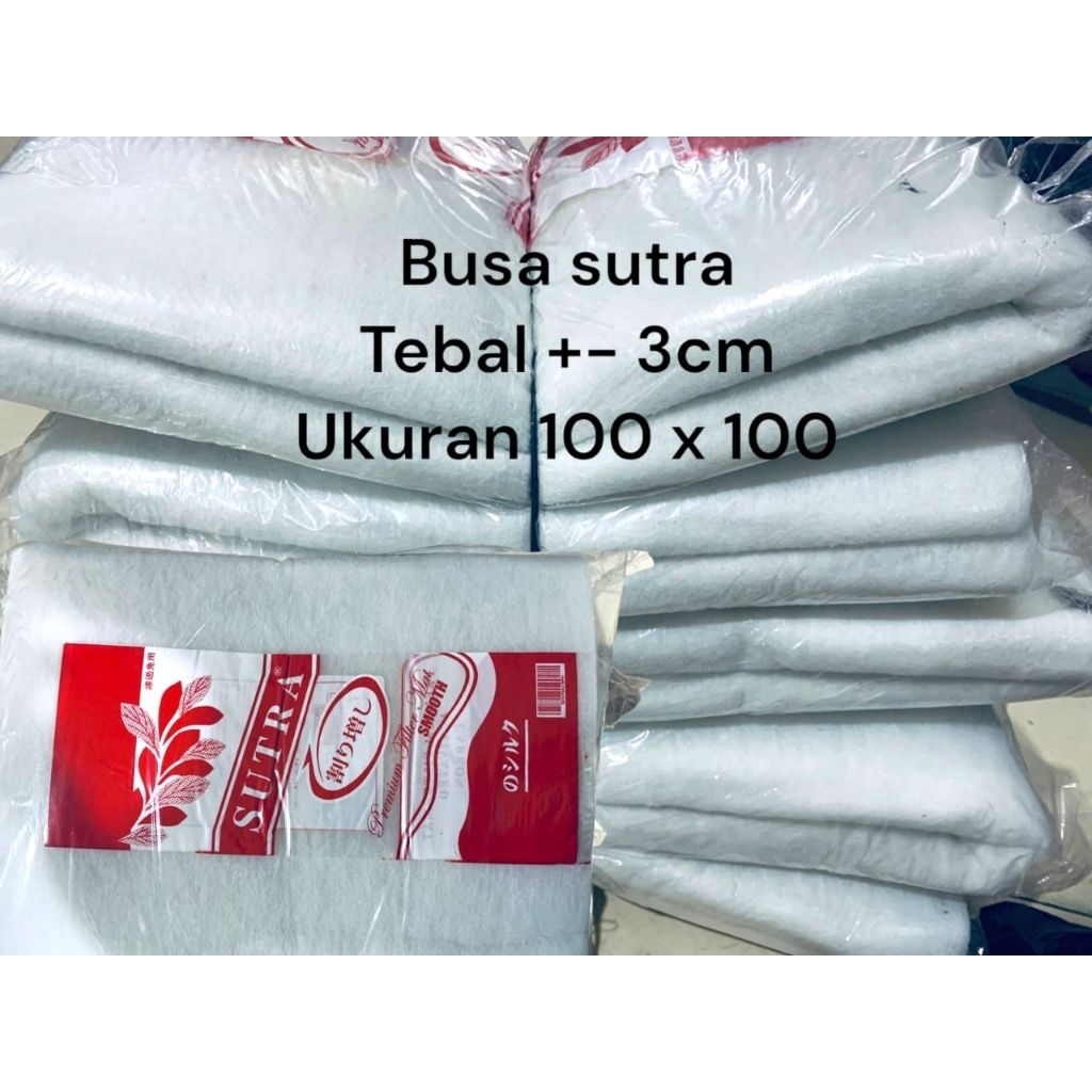 Busa sutra tebal 3 cm 100 X 100 / busa filter / busa filter koi / busa filter aquarium / filter / bu