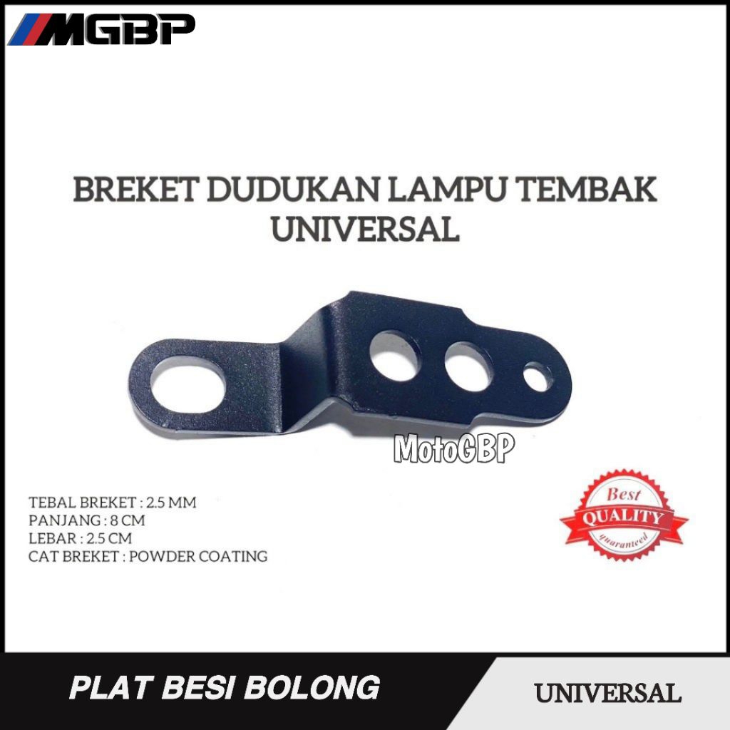 Breket Lampu Tembak Spion Motor 3 Lubang Lampu Sorot Untuk Spion Motor
