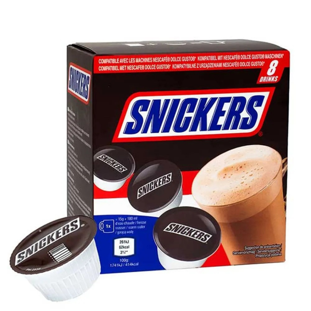 Snickers | Dolce Gusto Compatible Capsules Nescafe Snickers | Nescafe Snickers - 8pcs