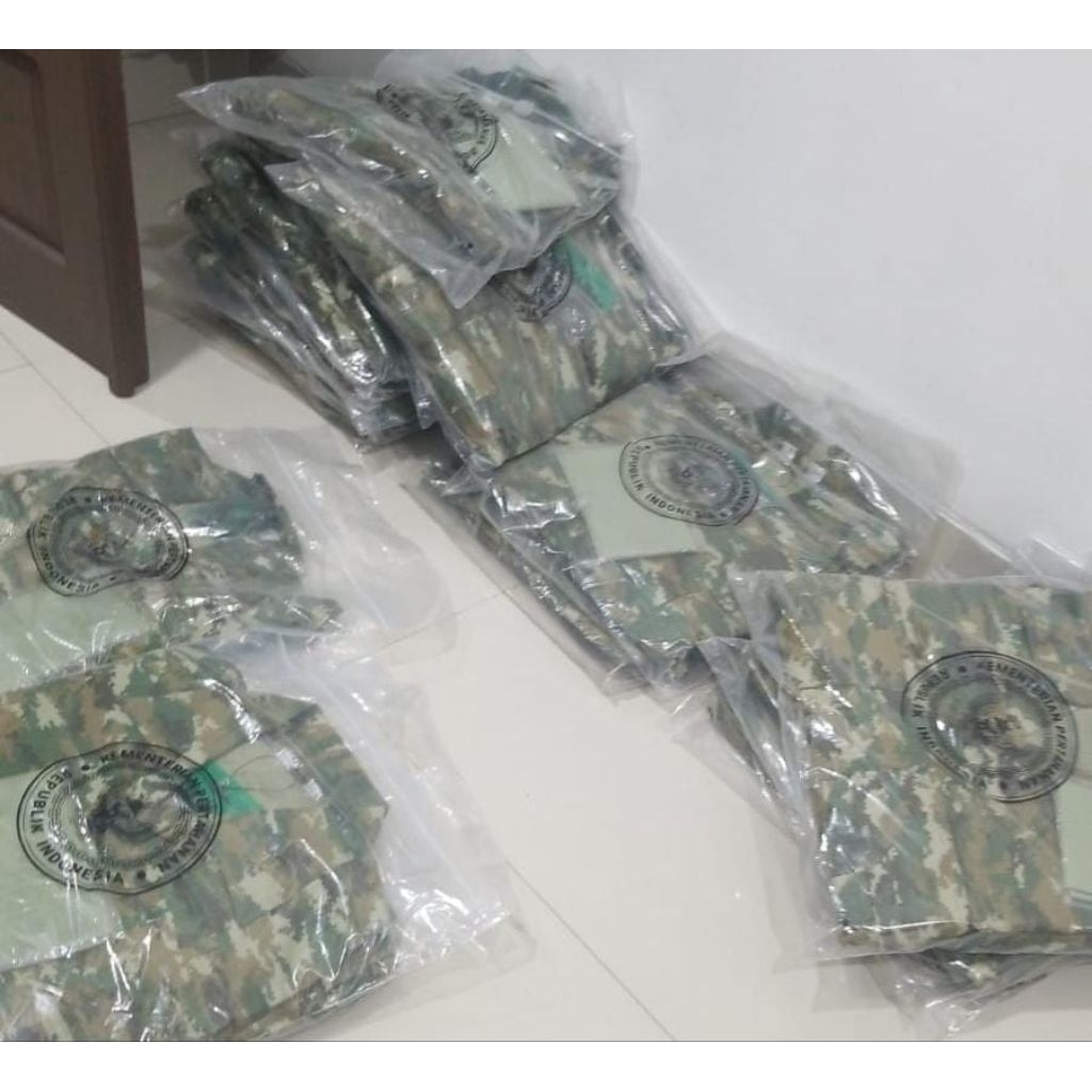 Baju PDL Sage Green Jatah Kemhan 2025 dan jatah Kostrad