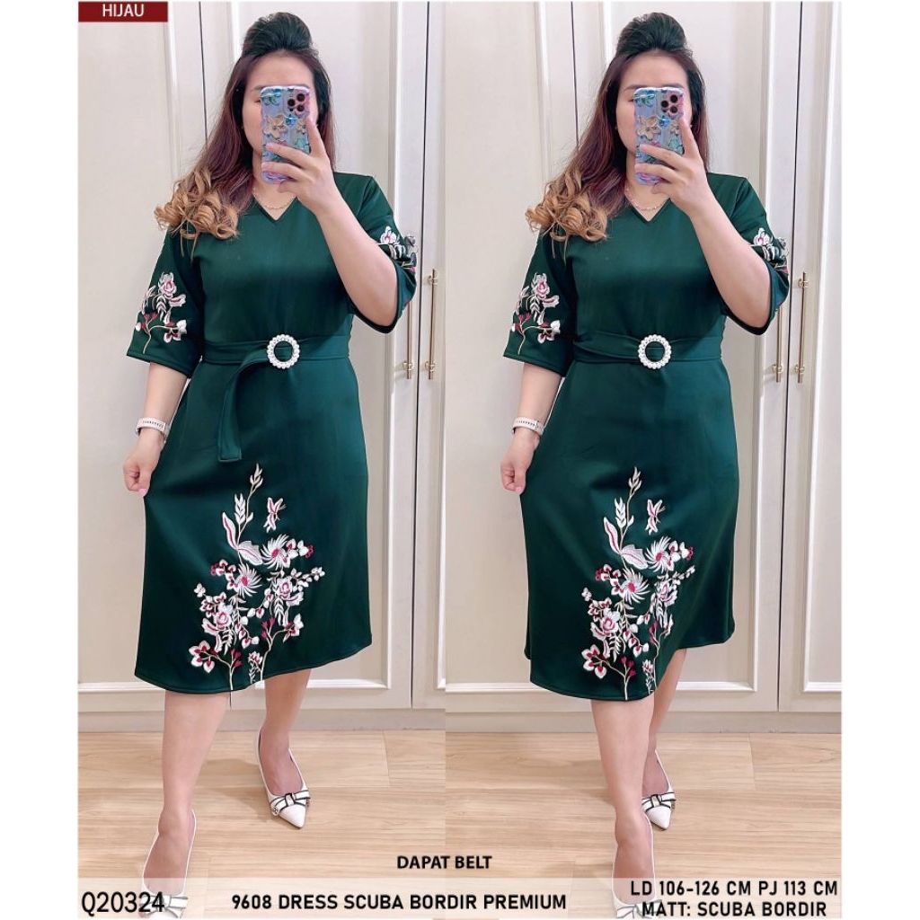 9608 DRESS SCUBA BORDIR PREMIUM