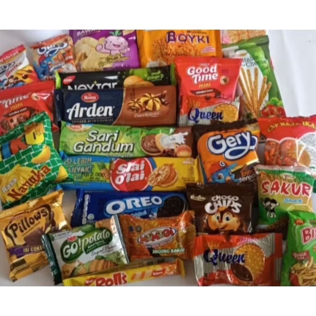 PAKET SNACK MURAH 10.000an/aneka Snack murah paket termurah jajan 1 paket campur mix banyak varian/S