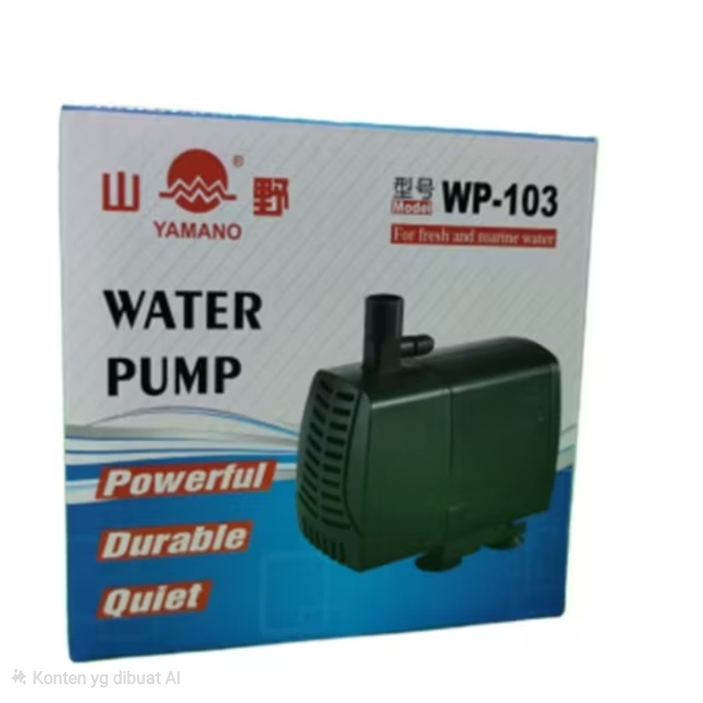 YAMANO WP 103 WP103 WP-103 Pompa Air Celup Pompa Kolam Aquarium