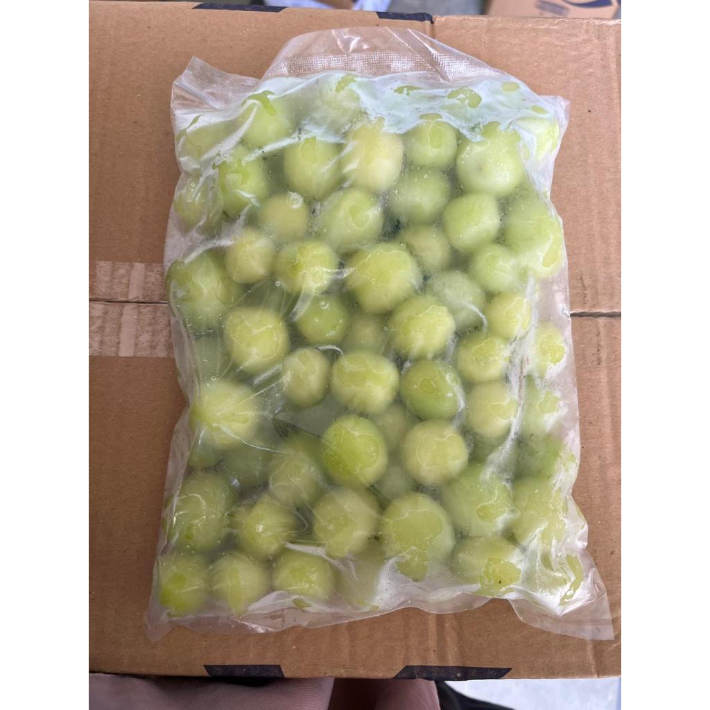 Anggur Hijau Kupas Tanpa Biji Beku 1kg | Frozen Grape seadless