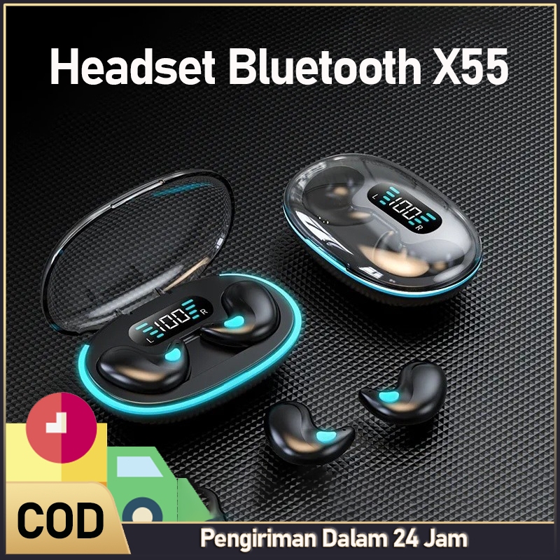 XKEJI Headset X55 - headset bluetooth-Headset Bluetooth Game E - Sports, Versi Terbarunya - Kualitas