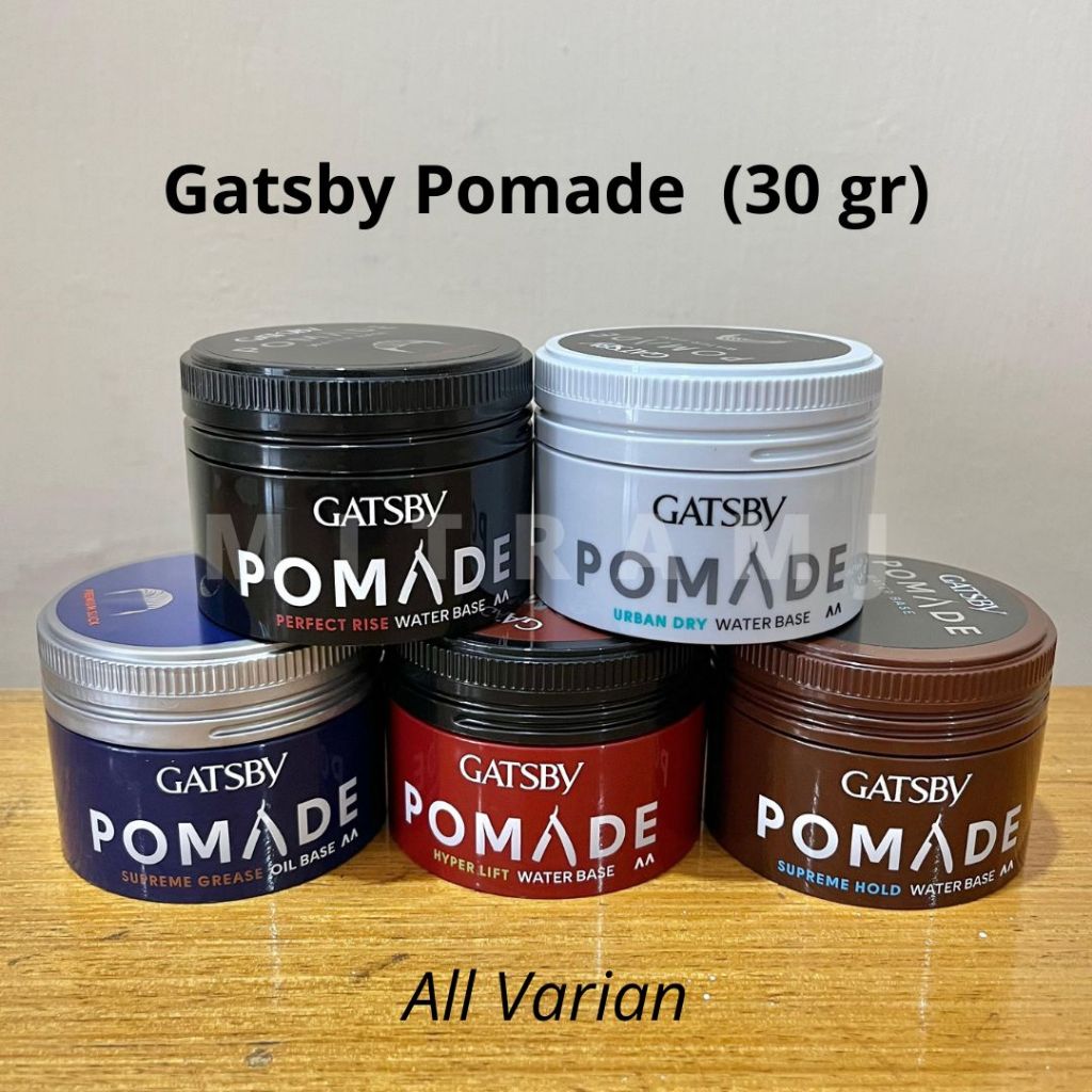 Gatsby Pomade (30 gr) - 5 Varian Warna Berbeda
