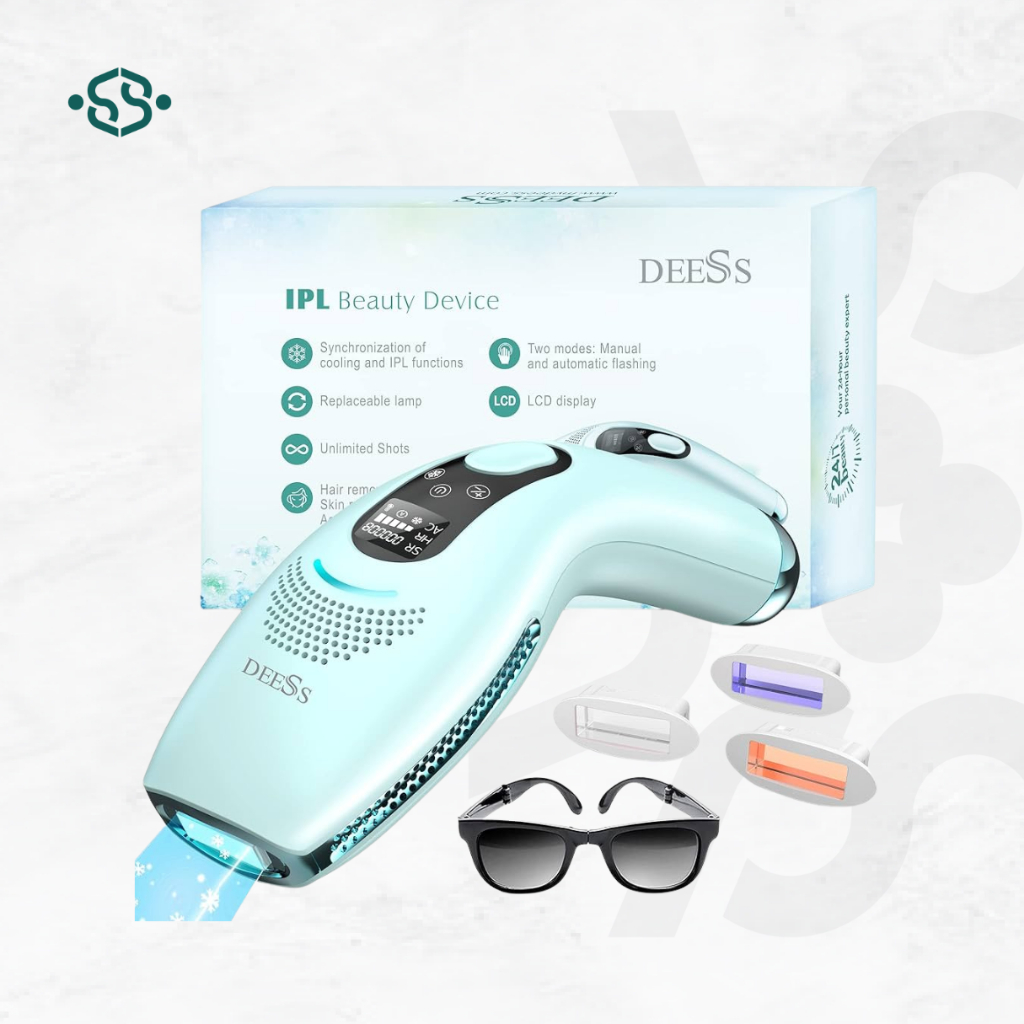 IPL DEESS cooling GP590 New ipl tanpa gel cool 3in1 laser portable intense pulse light acne hair rem