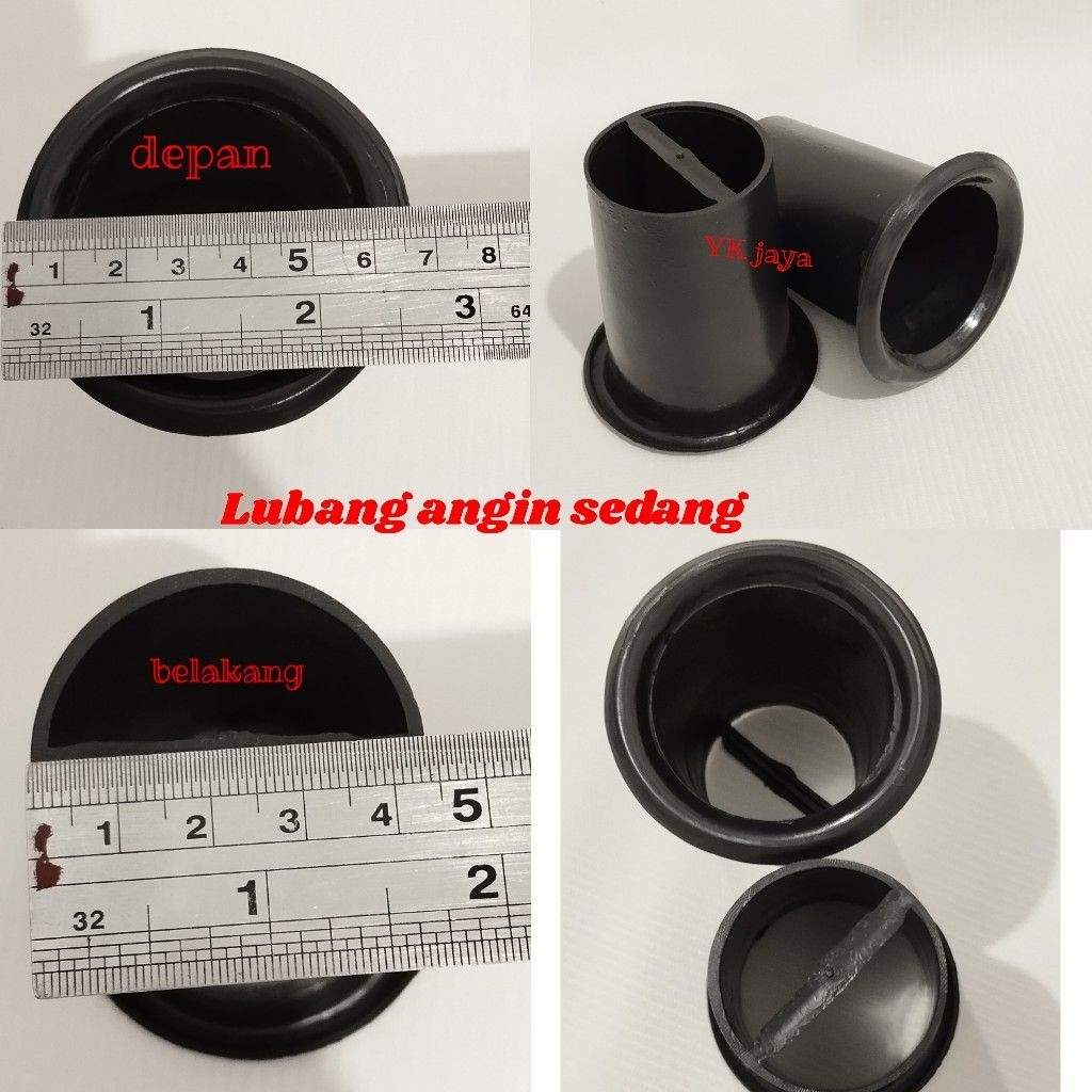 Lubang angin box speaker sedang lubang angin box subwoofer sedang plastik PVC tebal