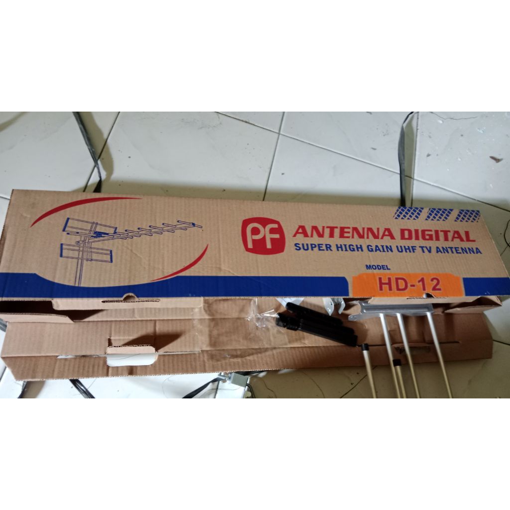 Antena TV digital sinyal kuat free kabel 10 meter