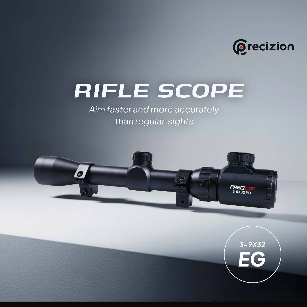 RIFLE SCOPE 3-9X32 EG - Teropong Senapan EG Precizion