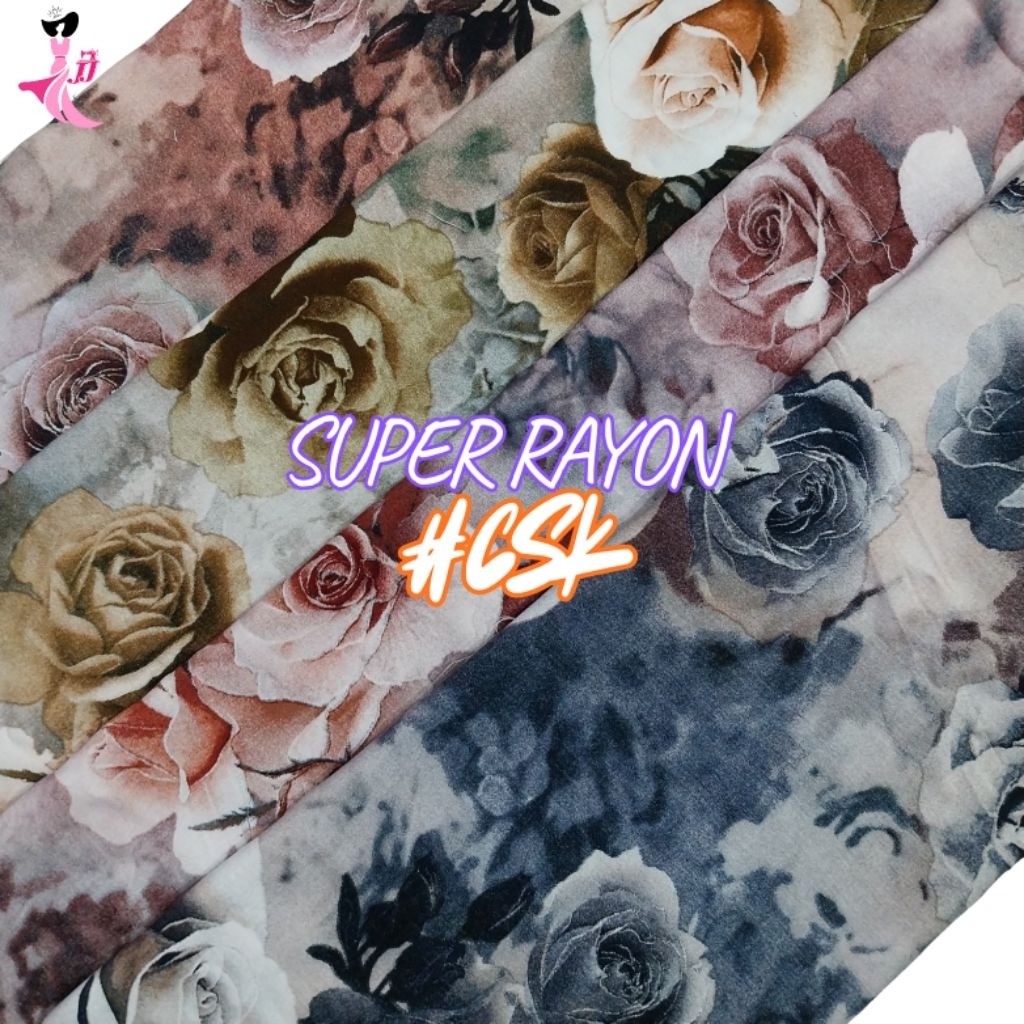 [CSK2286] rayon super / viscose super / rayon viscose super / rayon print premium / rayon viscose pr