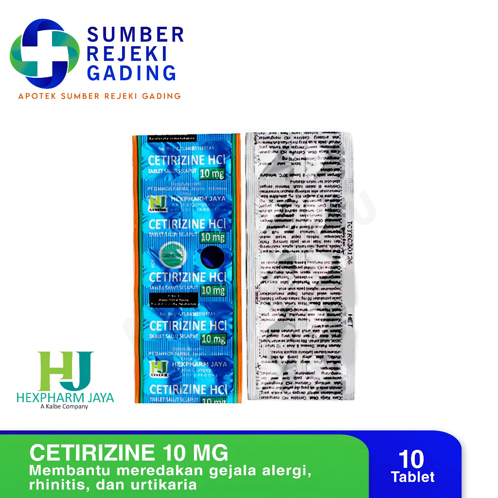 Cetirizine Hexpharm 10 Mg