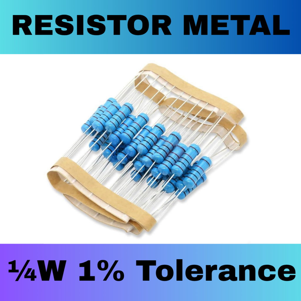 10pcs Resistor 4.7M metal film 4.7 M Mega ohm 1% 1/4W 0.25W 0.25 4M7 DIP