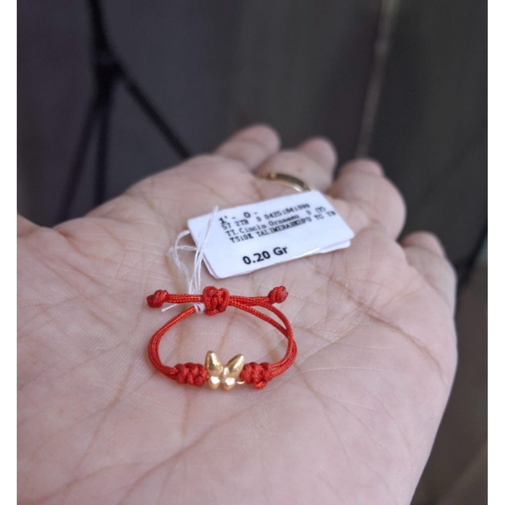 Cincin Tali Kupu 0,2gram Semar Nusantara