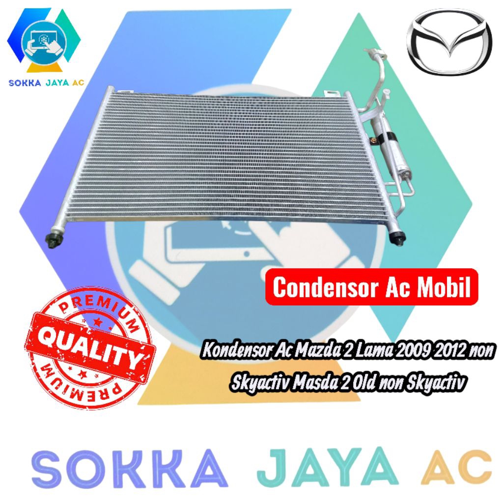 Kondensor Ac Mazda 2 Lama Non Skyactiv Condensor Ac Mazda 2 Old Non Skyactiv