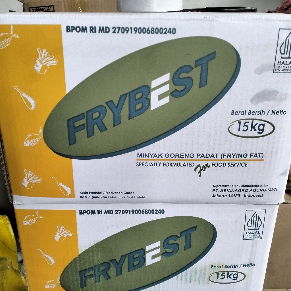 Minyak Padat  Frybest 15kg