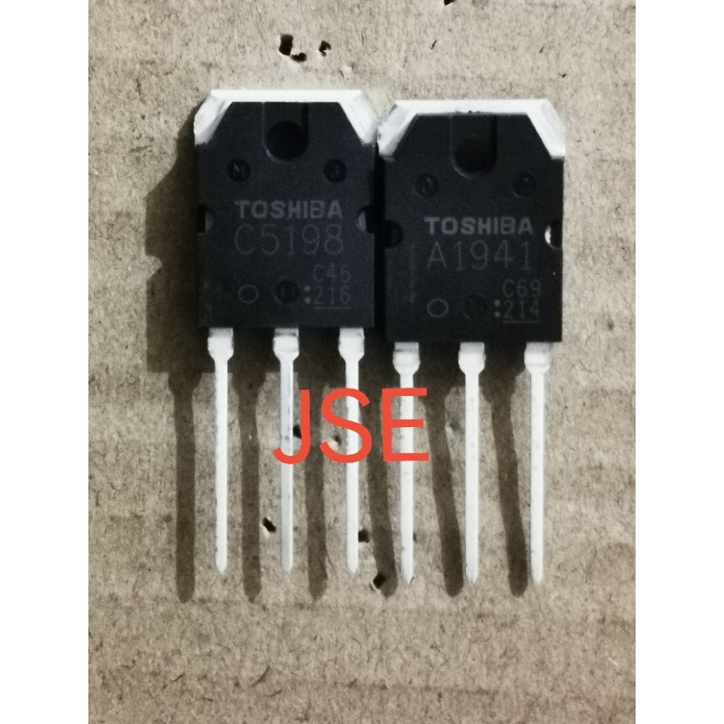 TRANSISTOR TOSHIBA ORI A1941-C5198 PER SET