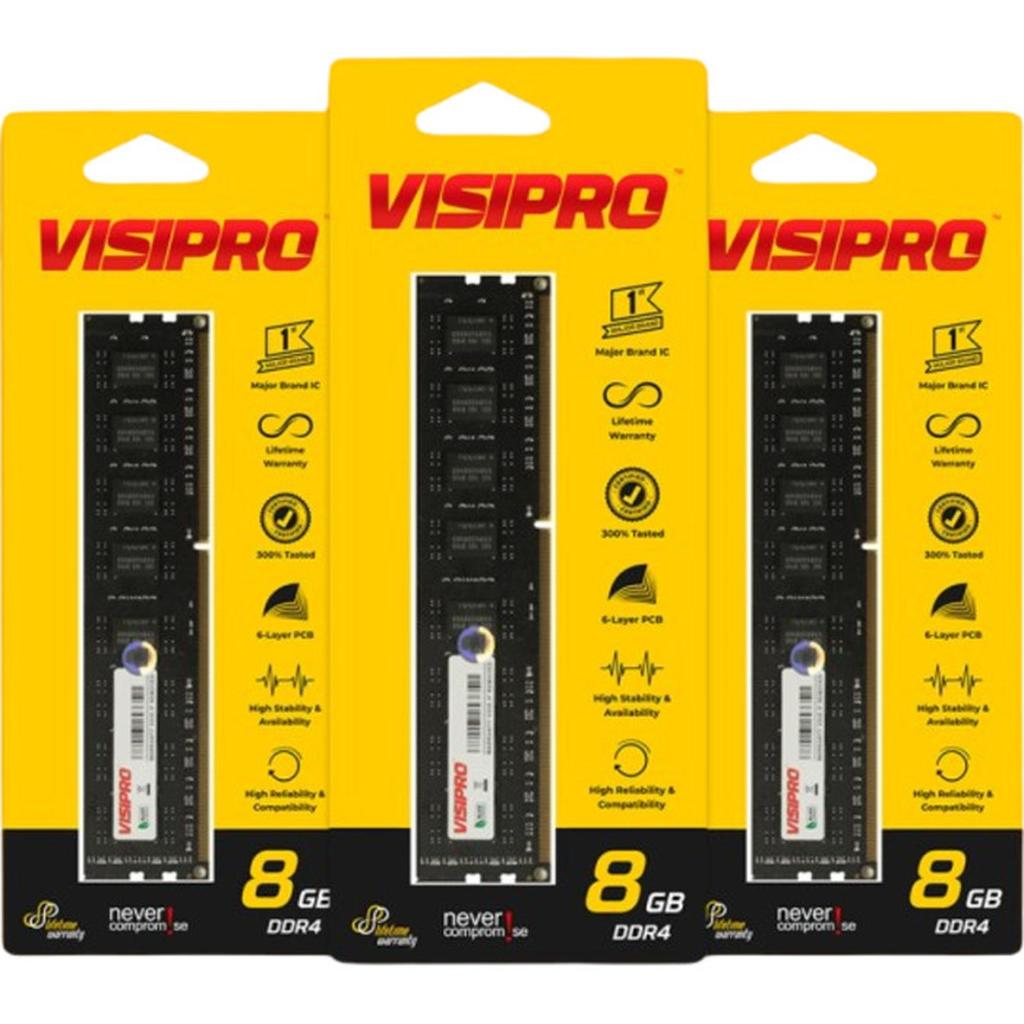 DDR4 PC VISIPRO 8GB PC21300-2666MHZ