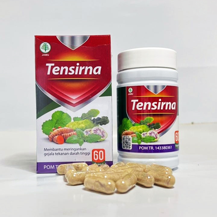 Kapsul Tensirna Isi 60 Obat Hipertensi Darah Tinggi