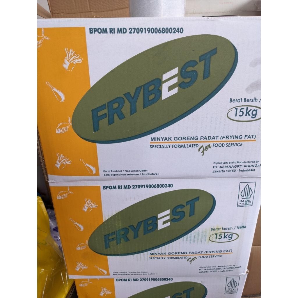 Minyak Padat Frybest 15 kg