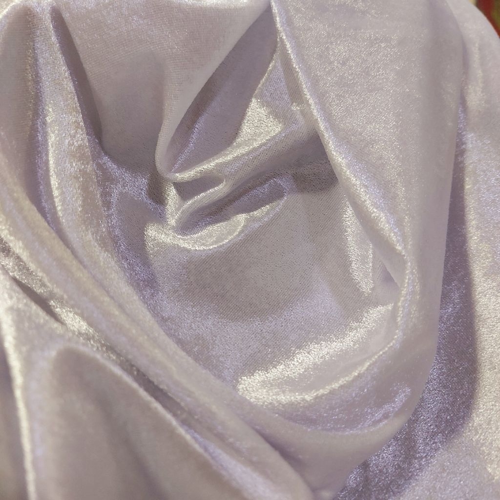 kain beludru premium  - kain beludru polos - kain beludru stretch - kain beludru sutra ( putih )