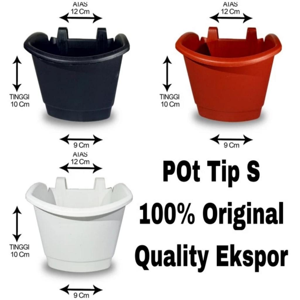 Pot vertikal Garden / pot cantol / pot dinding