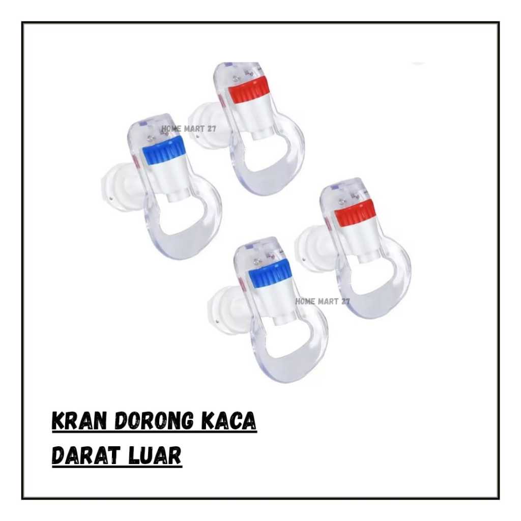 Kran Dispenser Dorong Kaca Drat Luar / Kran Dorong Kaca Guci Galon Air / Kran Dispenser Tipe Dorong 