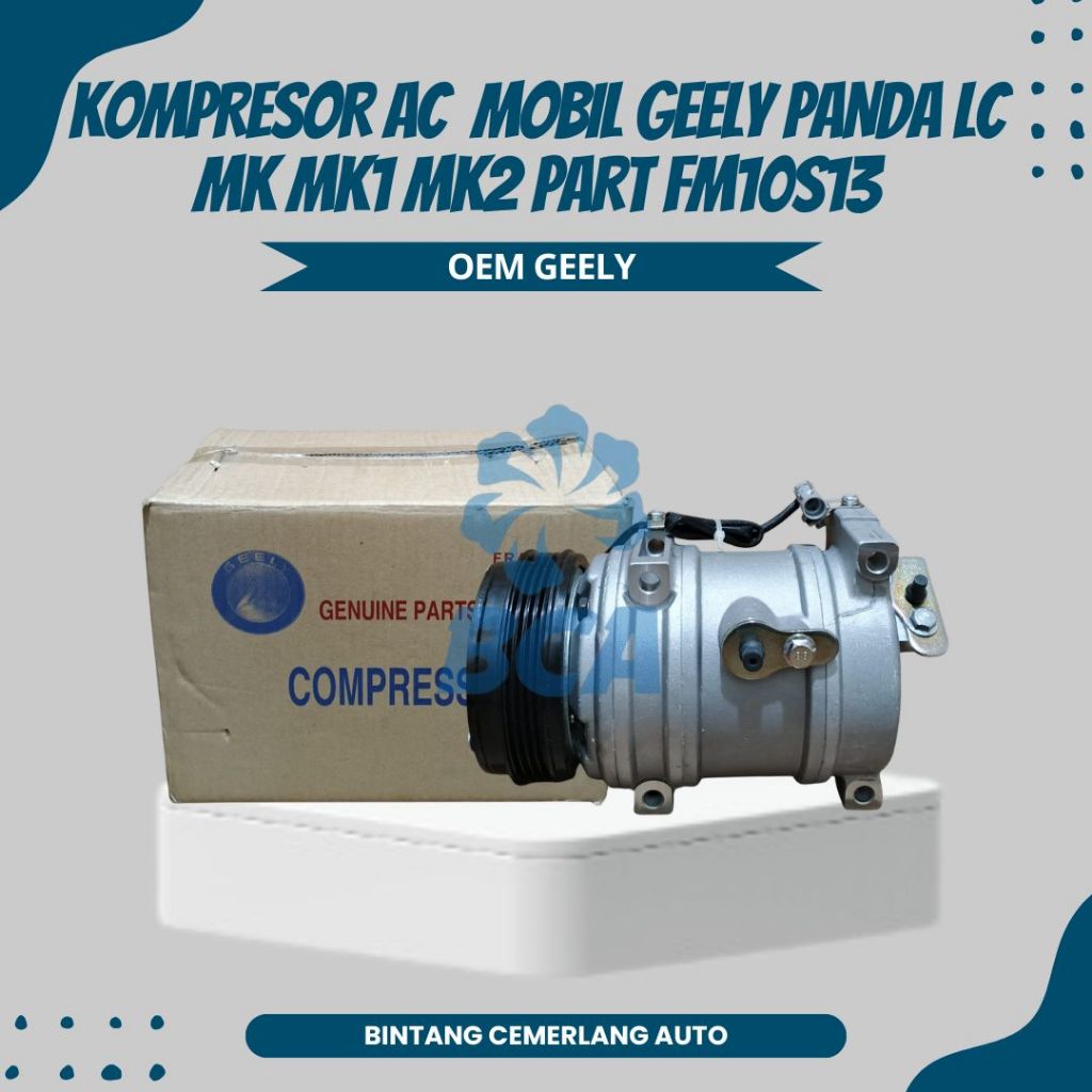COMPRESSOR KOMPRESOR AC Mobil Geely Panda LC MK MK1 MK2 OEM GEELY