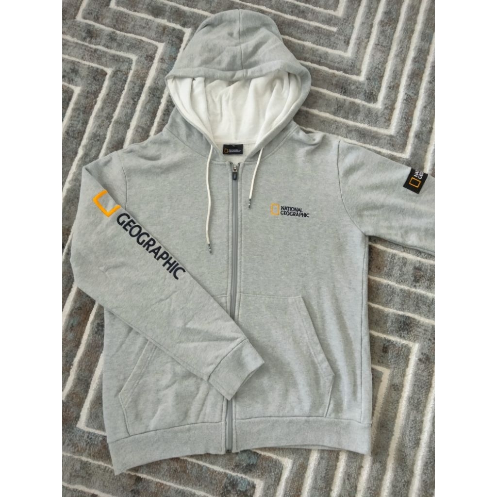 hoodie National Geographic,patch tanam,bordir semua,muluss