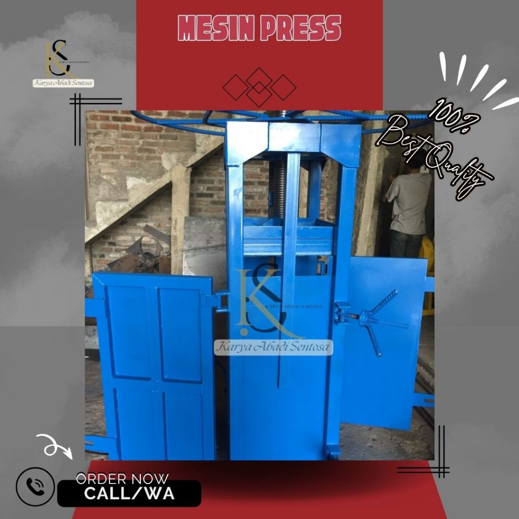 Press Kardus Manual/Pres Kardus /Pres Kaleng/Pres Plastik - Pres Botol