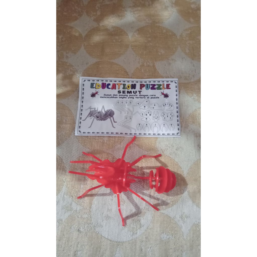 Mainan anak puzzle semut edukasi