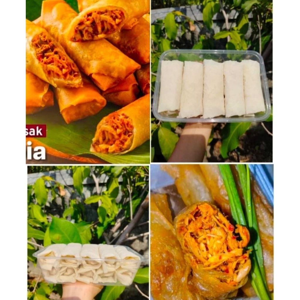 Lumpia ayam suwir isi 10biji