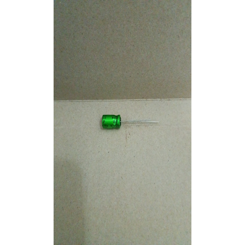 7071 kapasitor elco 47uf 47 uf 25v 25volt 25 volt bp bipolar muse