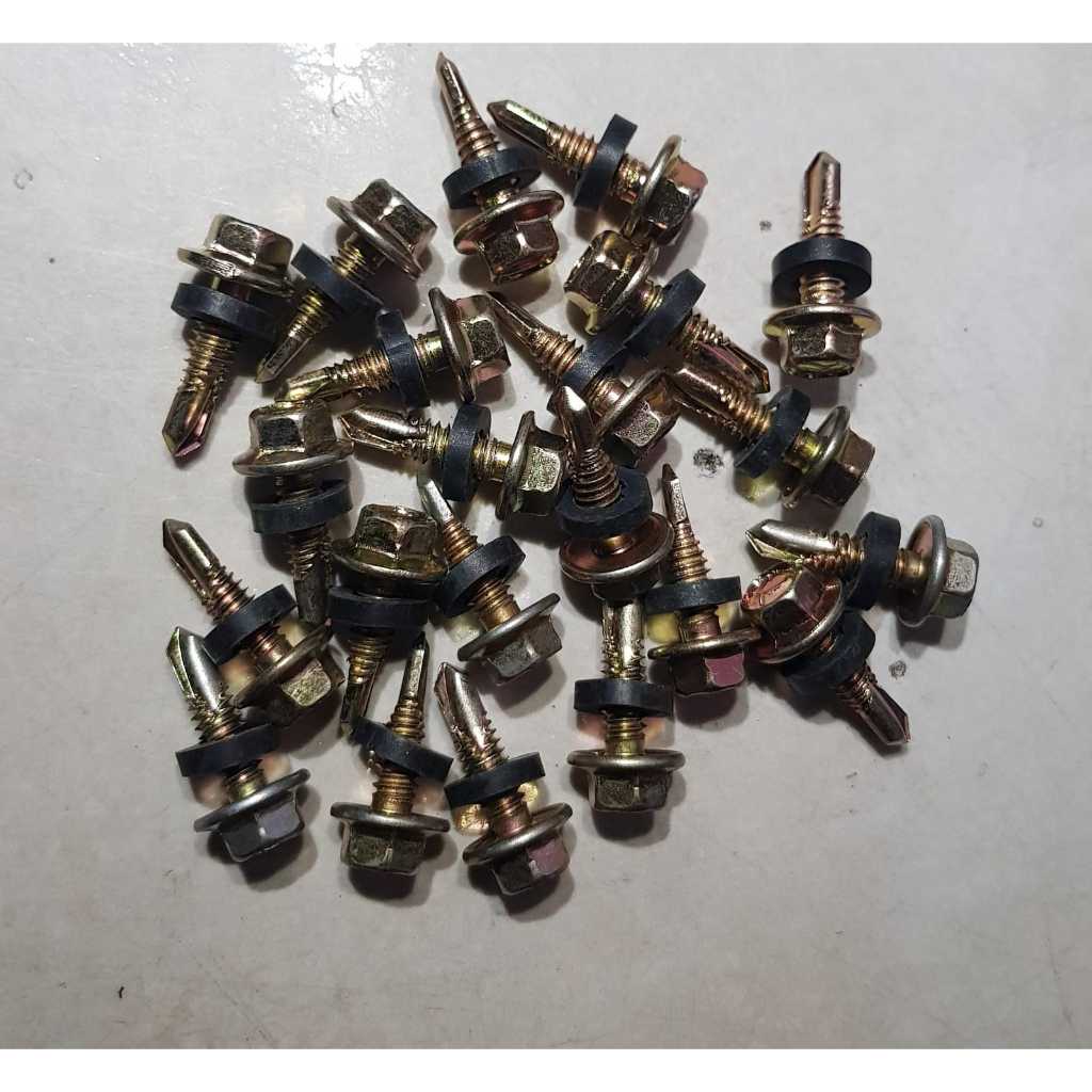 ROOFING M5 X 20 (2CM) LION KUNING SEKRUP ROOFING RUPING