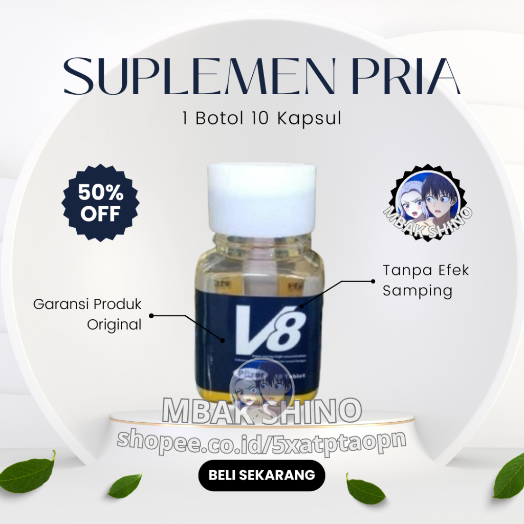 Cod Cek Dulu New Obat V8 Original Obat Herbal Membantu Memelihara Stamina Pria