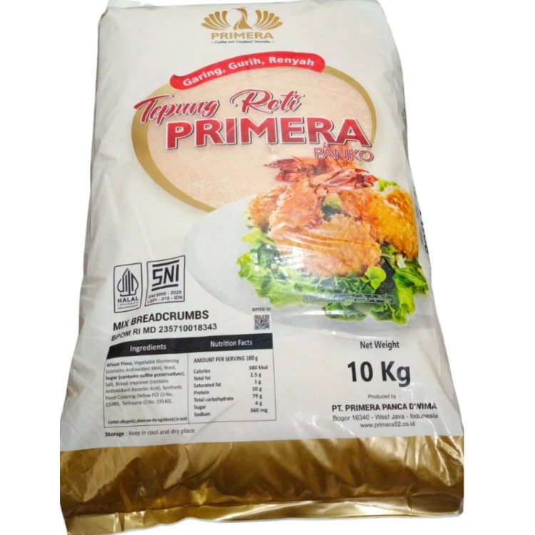 Tepung panko Primera 10kg tpg panir primera