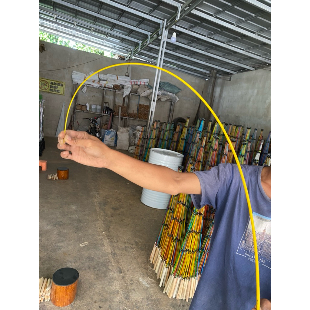 FIBER SOLID BAHAN JORAN PANCING MODEL KAKU / LENTUR panjang 50cm 60cm 70cm 80cm 90cm 100cm 120cm 150