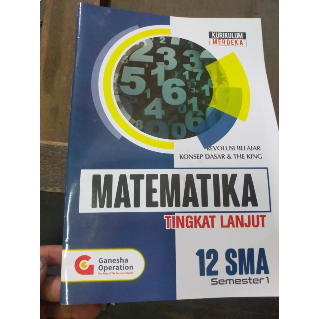 SMA LKS matematika tingkat lanjut semester 1 Ganesa operaset bekas masih bagus