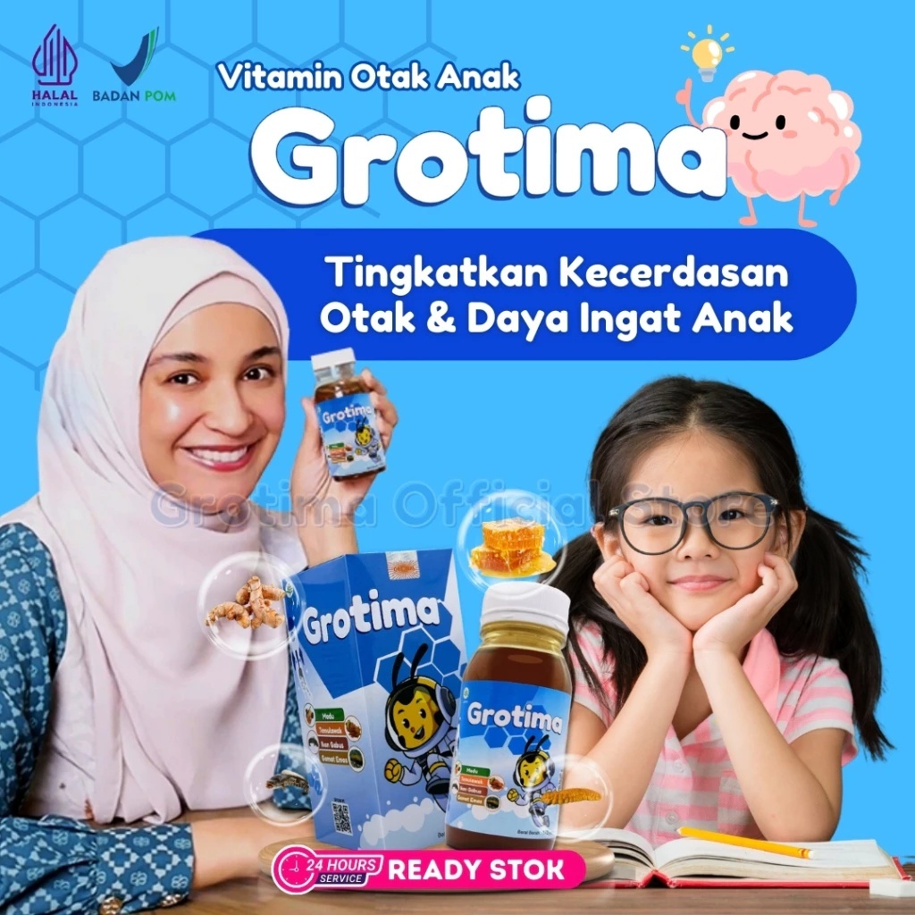 Vitamin Anak Untuk Kecerdasan Otak Anak dan Lancar Bicara / Madu Antariksa Vitamin Otak Anak Cerdas 