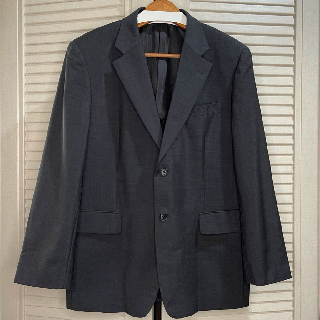 Maestro x Ermenegildo Zegna - Woven in Italy - Mohair Trophy Suit Jacket / Blazer / Jas - Dark Gray 
