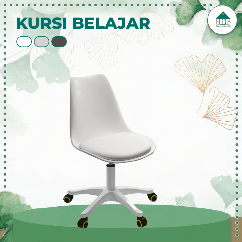 HOME DEKORATION - Kursi Belajar Kursi Kantor Hidrolik Roda Kursi Bangku Kerja Belajar Desain Minimal