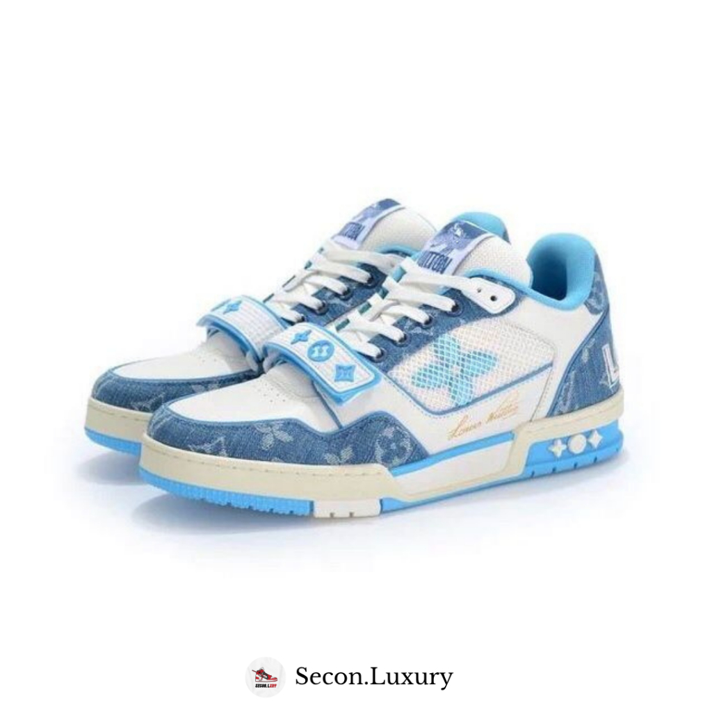 Louis Vuitton LV Trainer Line Blue And White
