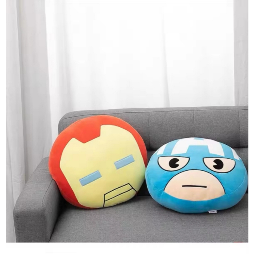 Bantal Sofa Bulat, Motif Karakter Superhero,Bantal Tidur,Bantal Tidur Anak