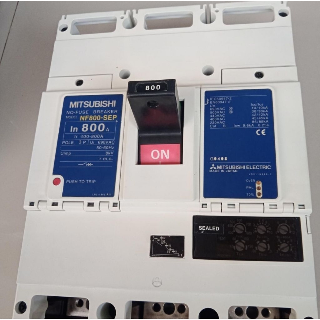 MCCB MITSUBISHI NF800-SEP 800A ORI